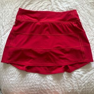 Lululemon - Pace Rival Mid-Rise Skirt Long - Red